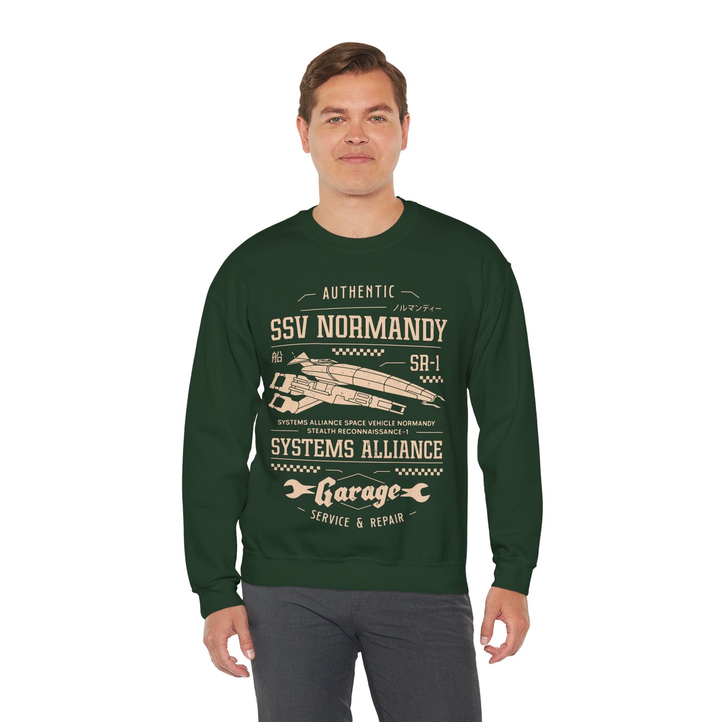 Ssv Normandy Garage Unisex Crewneck Sweatshirt