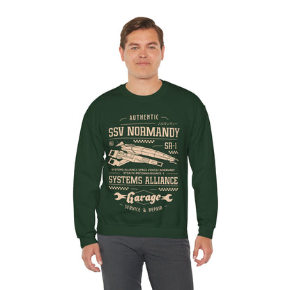 Ssv Normandy Garage Unisex Crewneck Sweatshirt