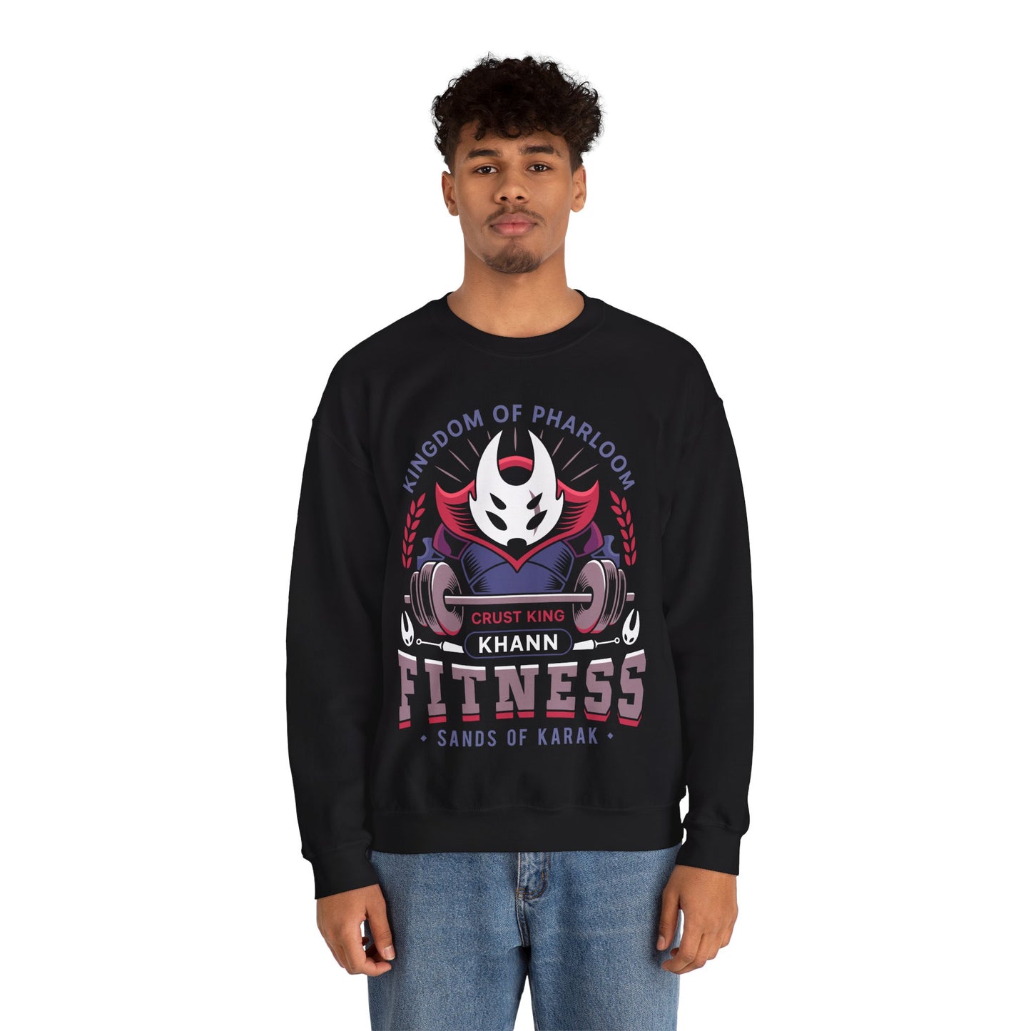 Pharloom Fitness Emblem Unisex Crewneck Sweatshirt