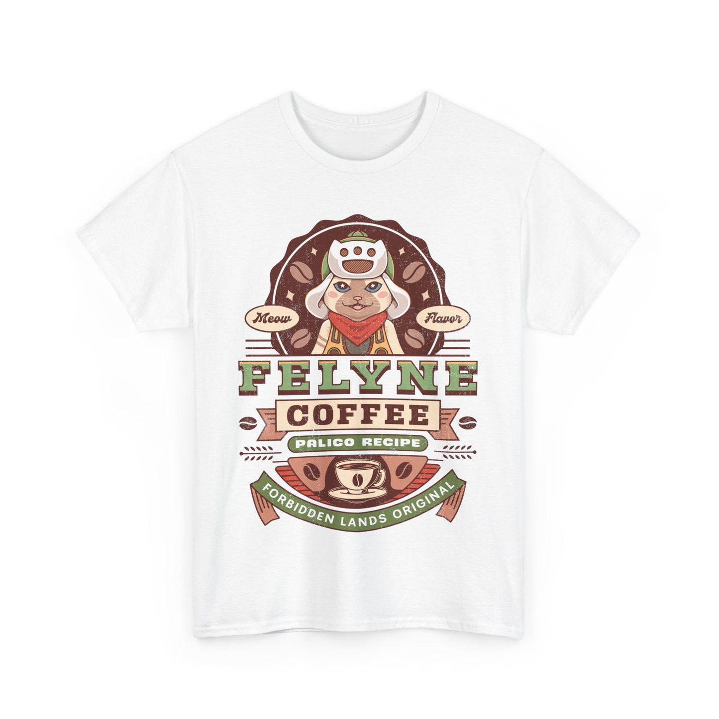 Felyne Palico Coffee Vintage Unisex T-Shirt