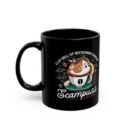 Scampuss Coffee Emblem Black Mug