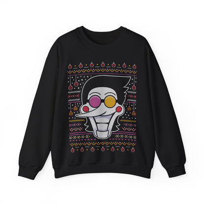 Spamton Ugly Sweater Crewneck Sweatshirt