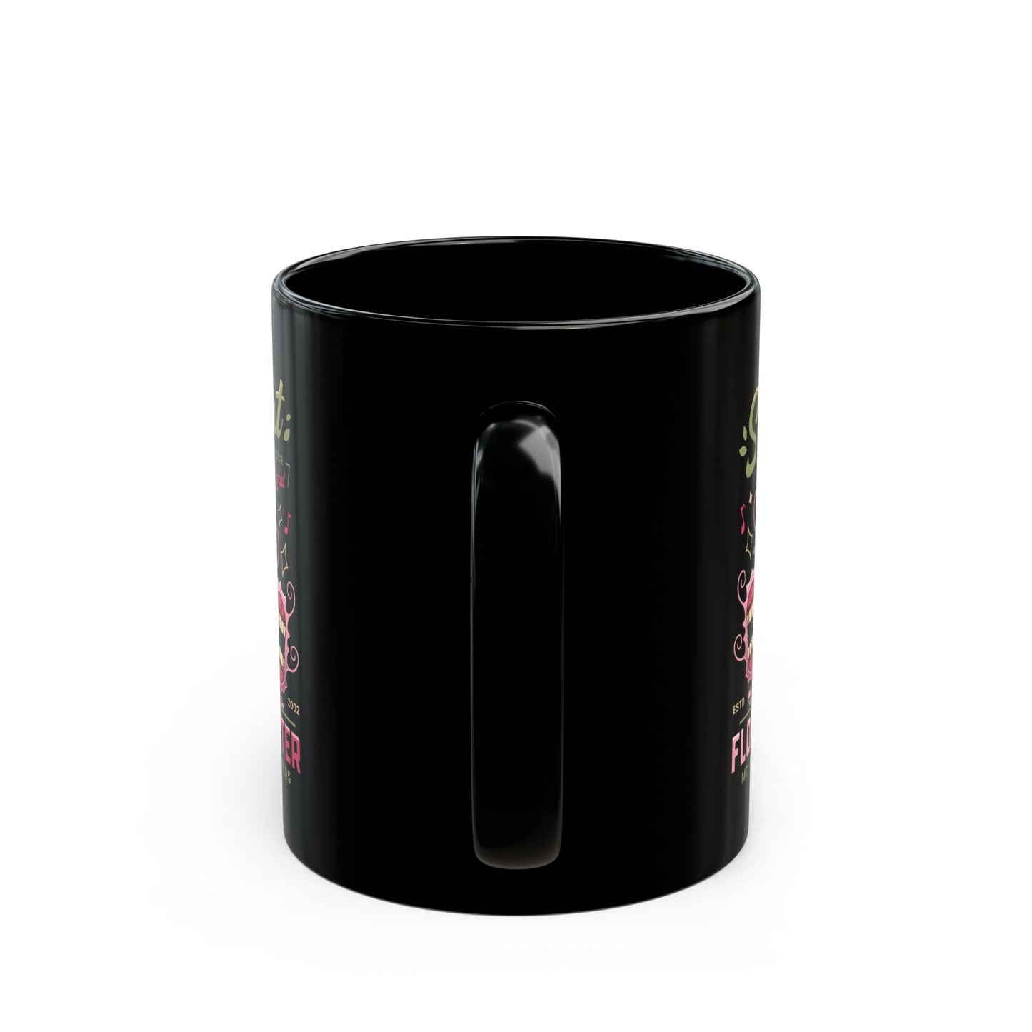 Support Geffen Field Flora Black Mug