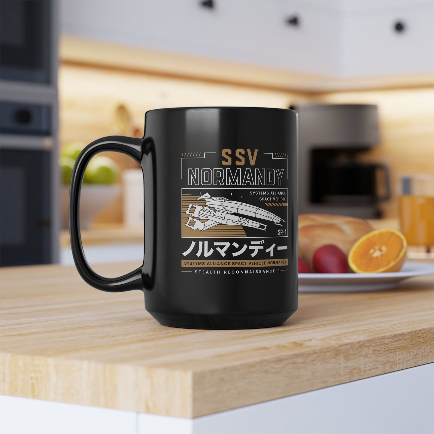 Ssv Normandy Aesthetic Black Mug