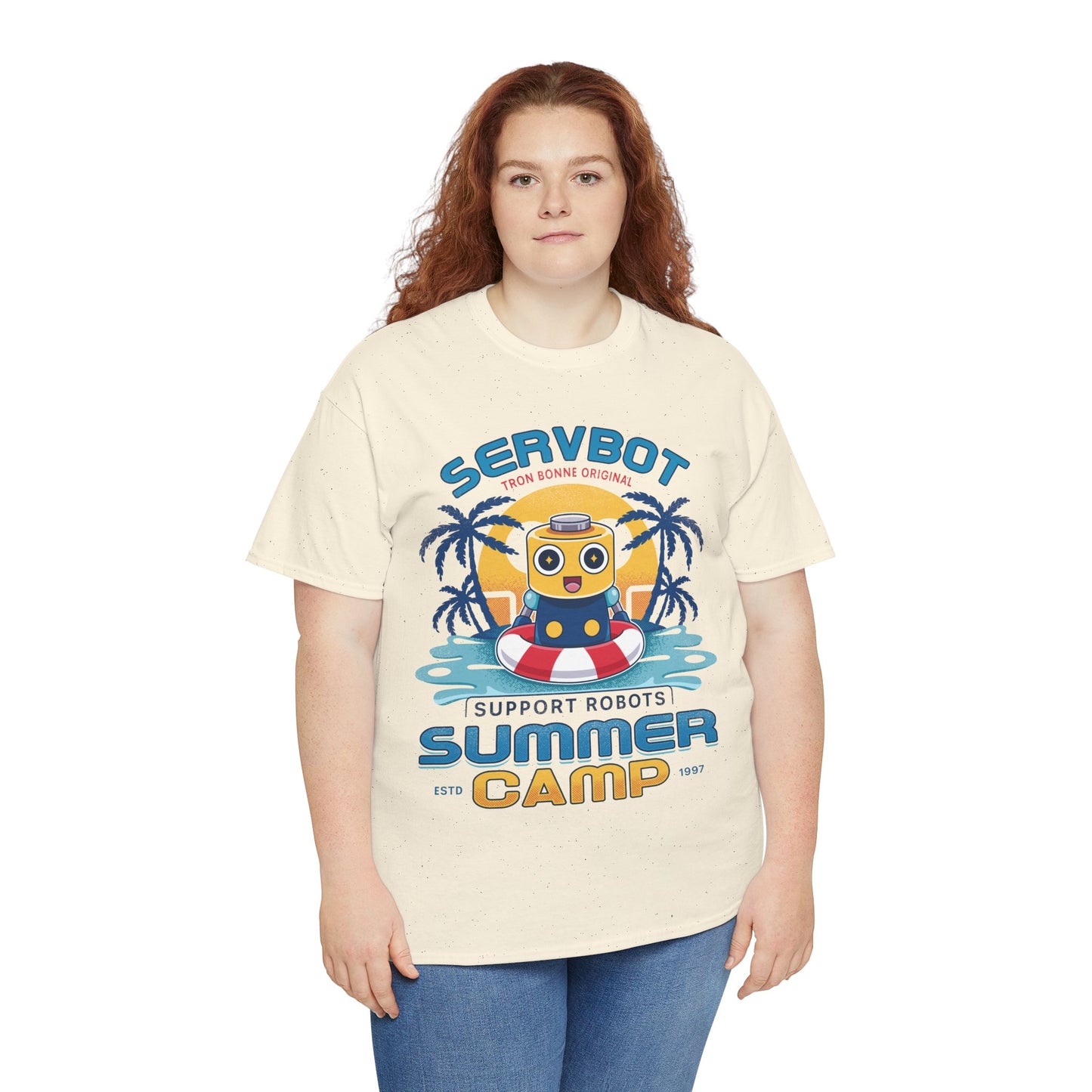 Servbot Summer Camp Vintage Unisex T-Shirt