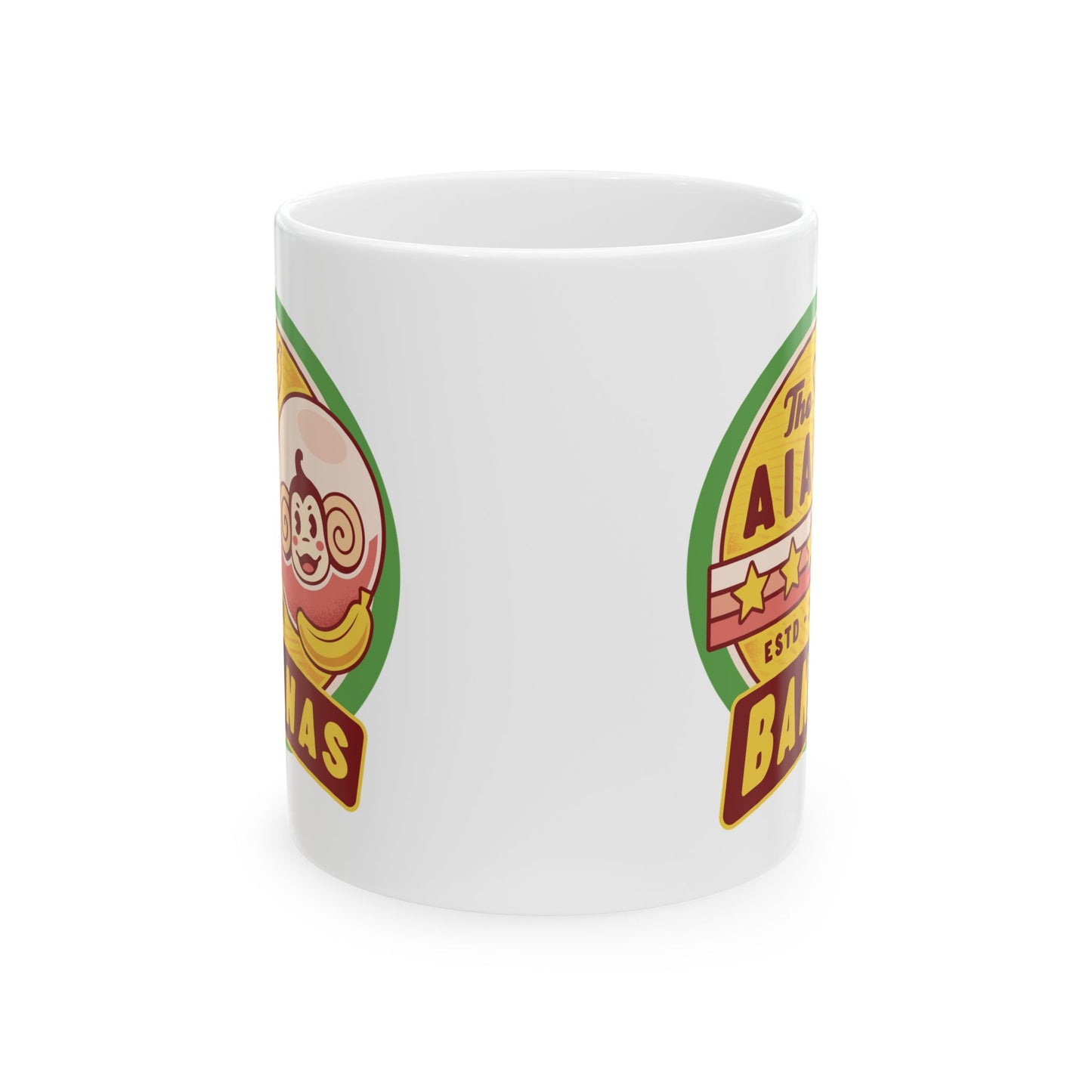 Aiai Bananas Emblem Ceramic Mug
