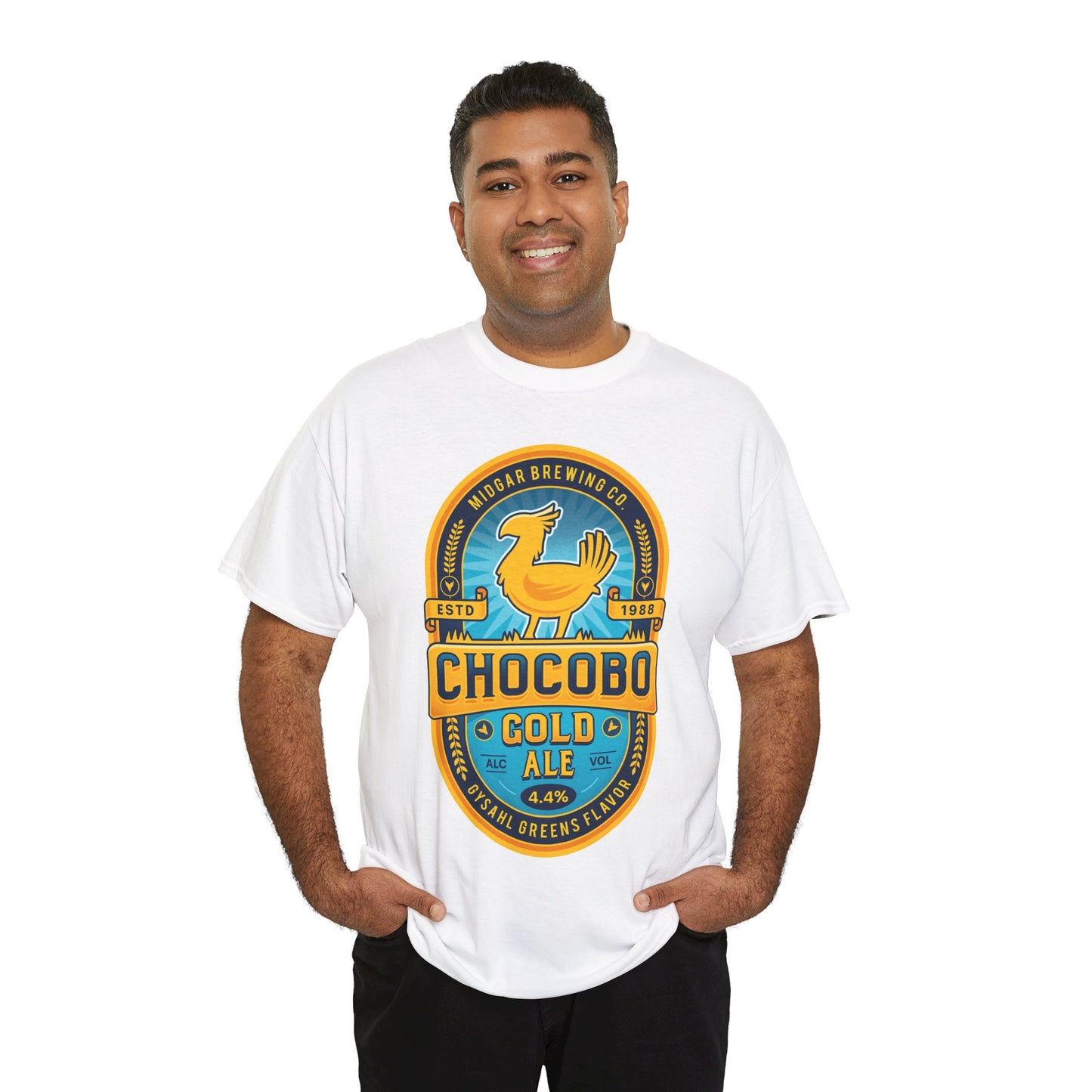Chocobo Gold Beer Emblem Unisex T-Shirt