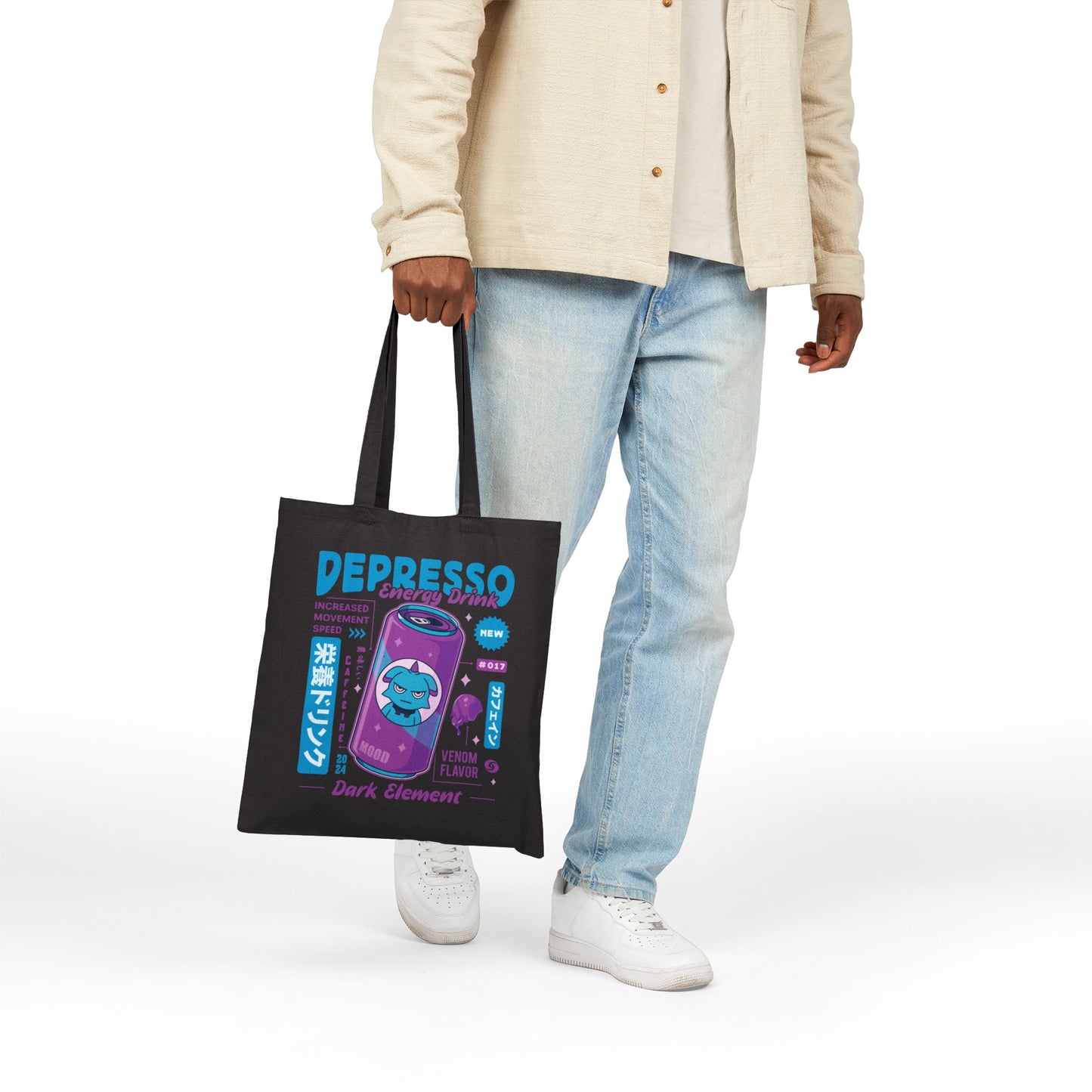 Depresso Energy Drink Canvas Tote Bag