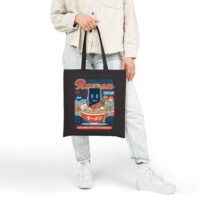 Cabin Coins Ramen Vintage Tote Bag
