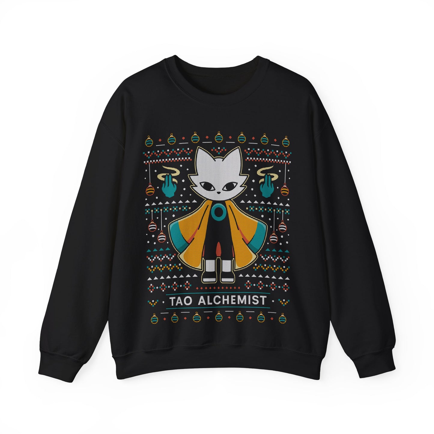 Mysterious Alchemist Ugly Sweater Crewneck Sweatshirt