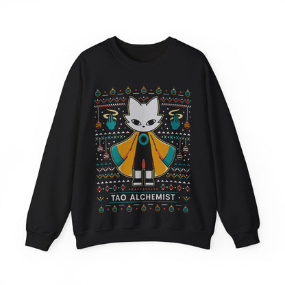 Mysterious Alchemist Ugly Sweater Crewneck Sweatshirt