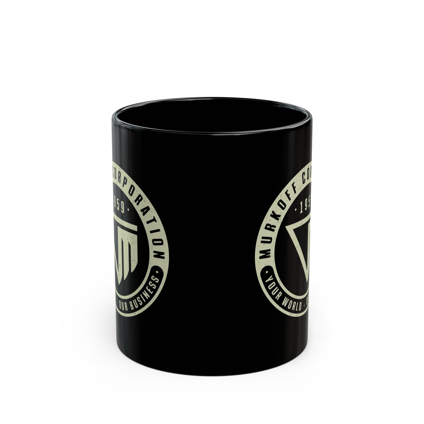 Murkoff Corporation Emblem Black Mug