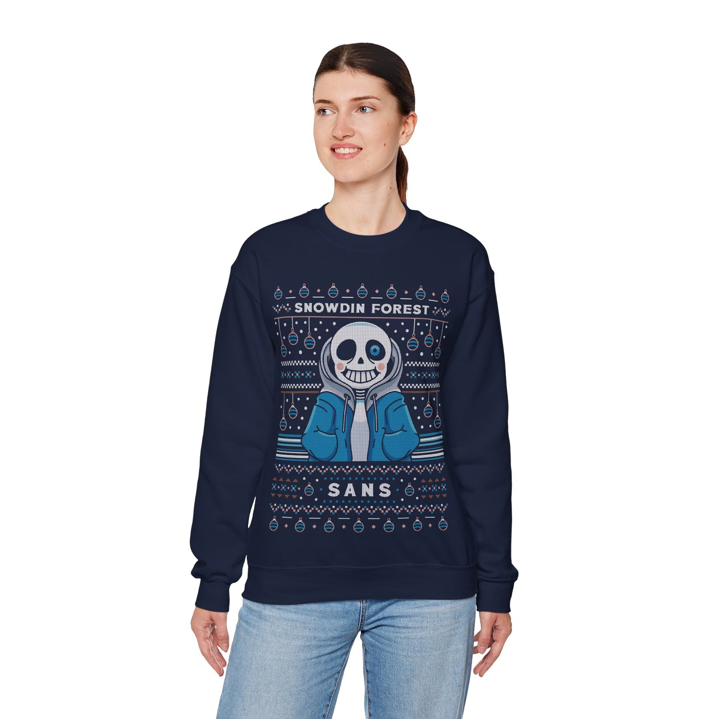 Snowdin Forest Ugly Sweater Crewneck Sweatshirt