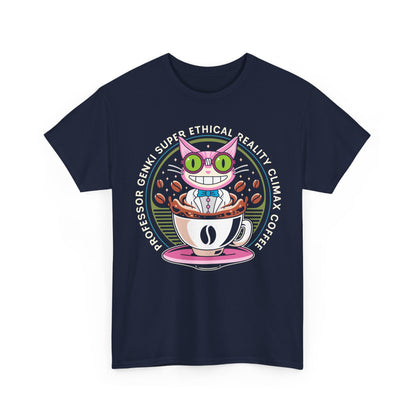 Steelport Cat Coffee Emblem Unisex T-Shirt