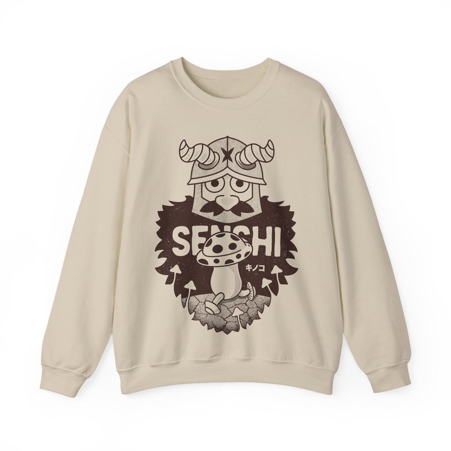 Dwarf And Mushroom Vintage Crewneck Sweatshirt