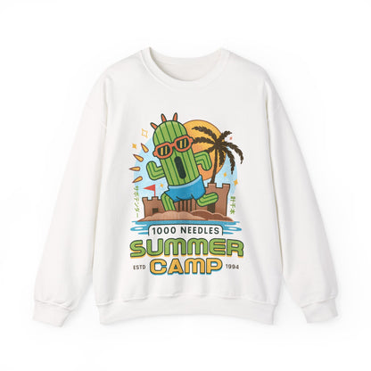 Cactuar Summer Camp Vintage Crewneck Sweatshirt