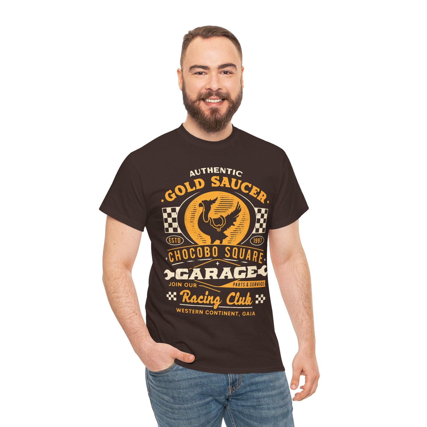Gold Saucer Garage Vintage Unisex T-Shirt
