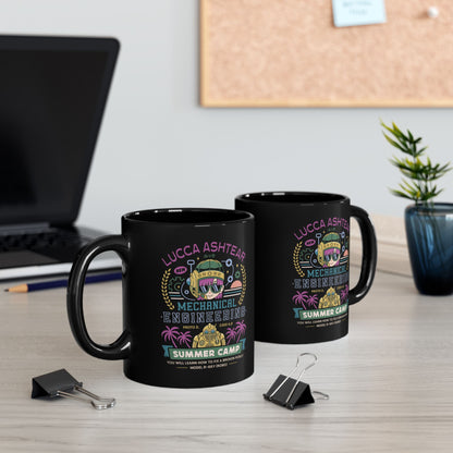 Lucca Ashtear Summer Camp Black Mug