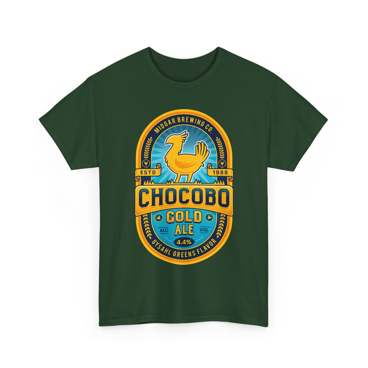 Chocobo Gold Beer Emblem Unisex T-Shirt