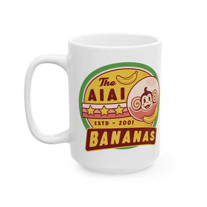 Aiai Bananas Emblem Ceramic Mug