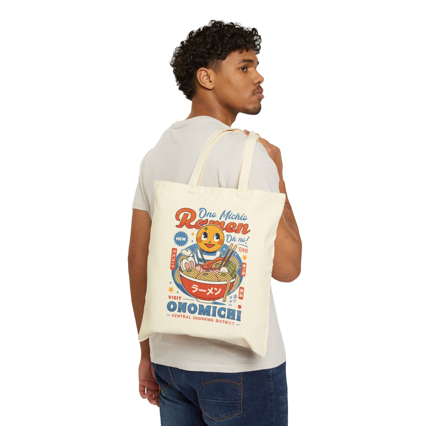 Ono Michio Ramen Cotton Canvas Tote Bag