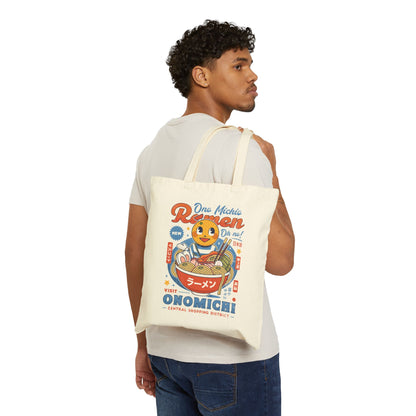 Ono Michio Ramen Cotton Canvas Tote Bag