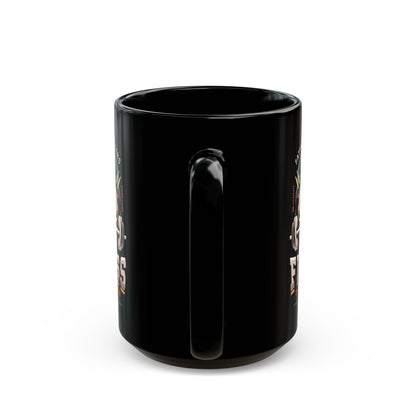 Father Of All Monsters Fitness Emblem Black Mug