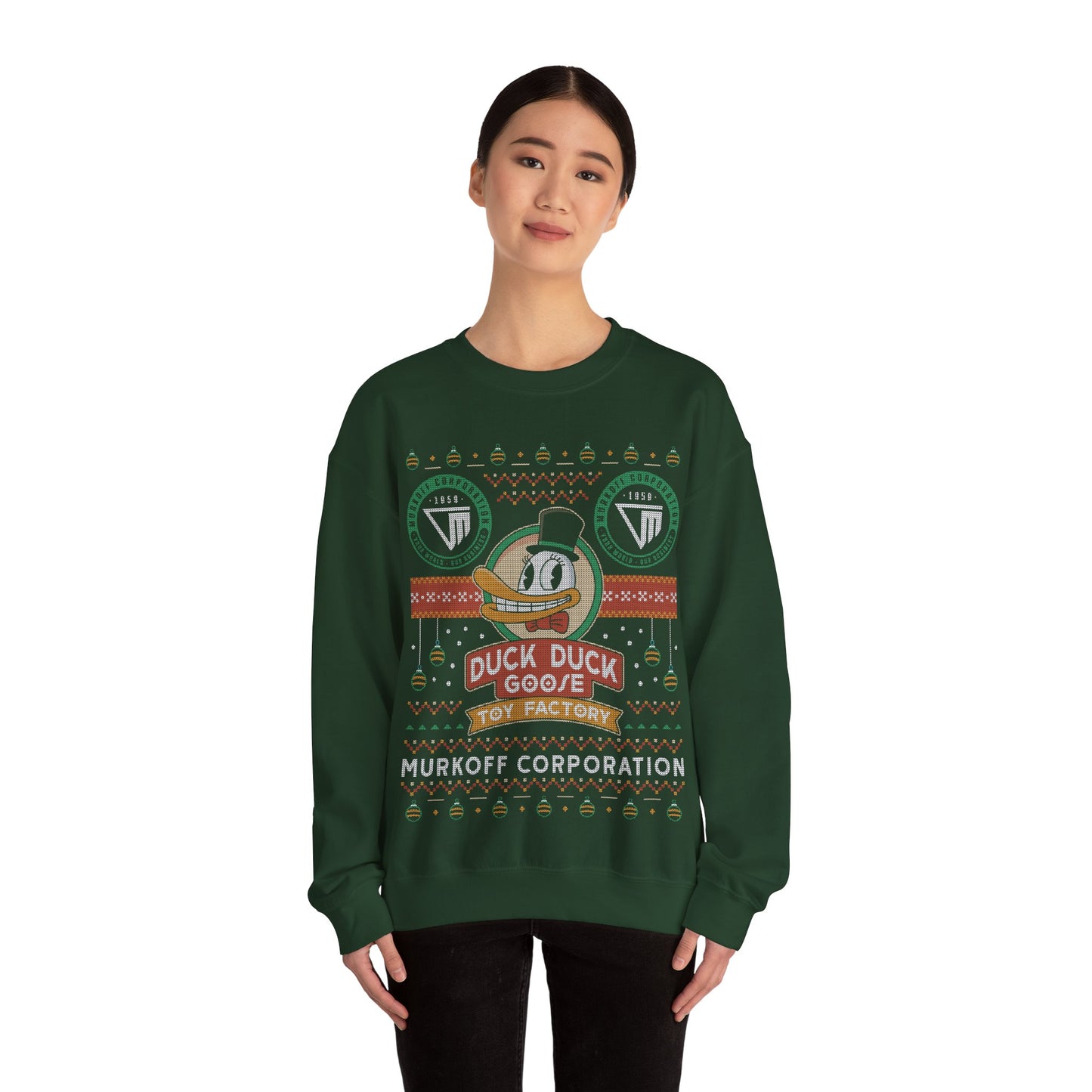 Sinyala Facility Ugly Sweater Unisex Crewneck Sweatshirt