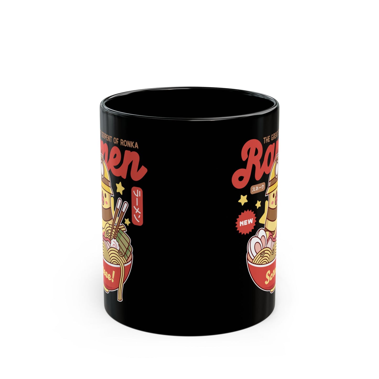 Serpent Of Ronka Ramen Black Mug