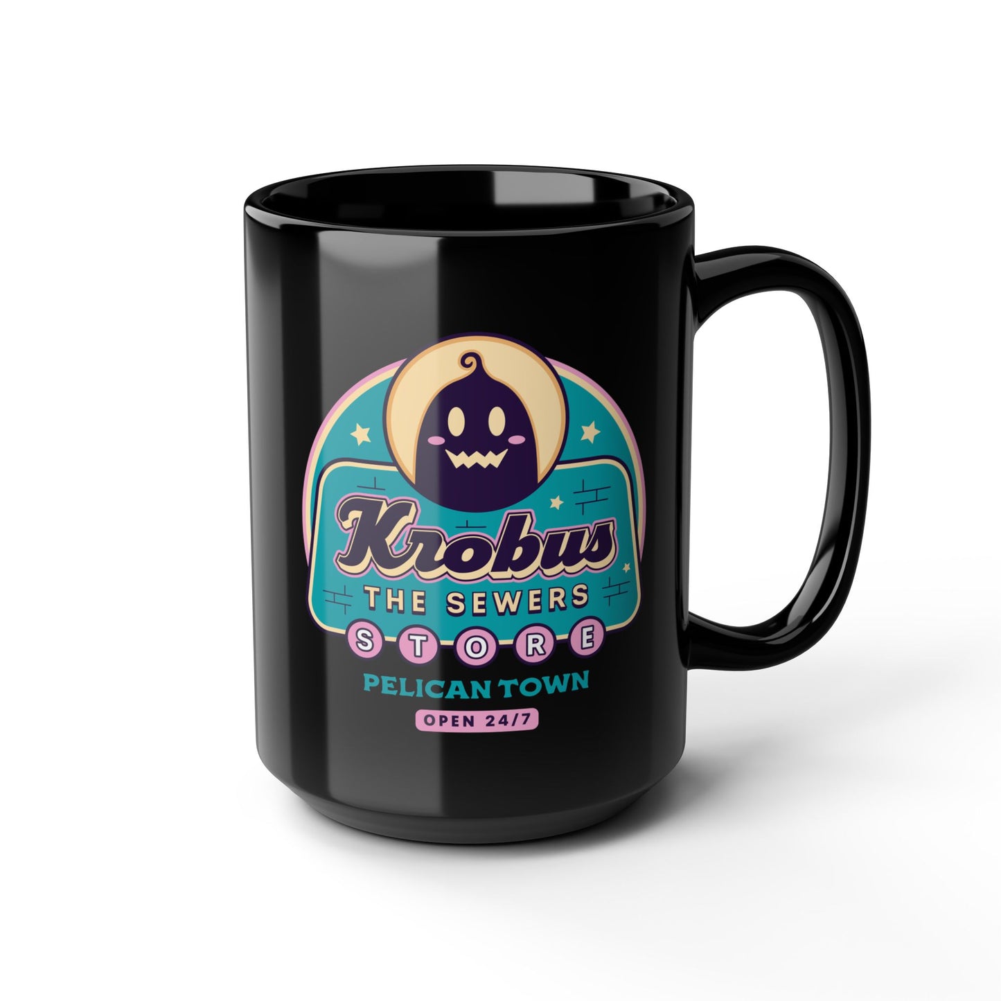 Krobus The Sewers Merchant Black Mug