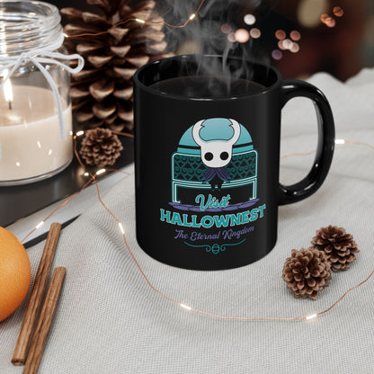 Visit Hallownest Emblem Black Mug