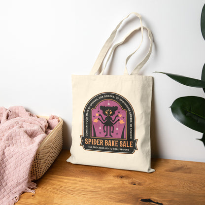 Spider Bake Sale Emblem Tote Bag