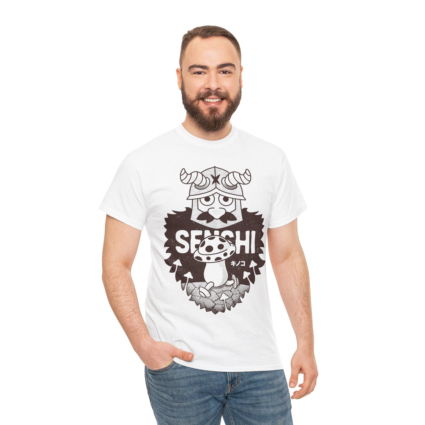 Dwarf And Mushroom Vintage Unisex T-Shirt