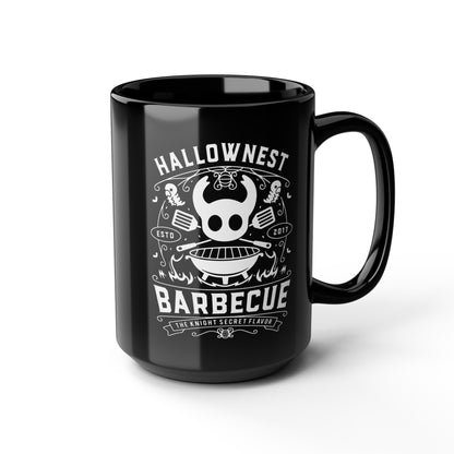 Hallownest Barbecue Emblem Black Mug