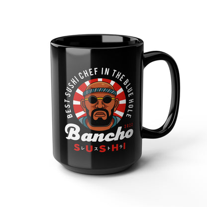 Bancho Sushi Emblem Black Mug