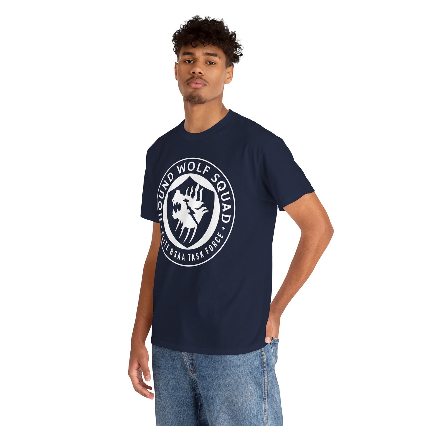 Hound Wolf Squad Crest Unisex T-Shirt