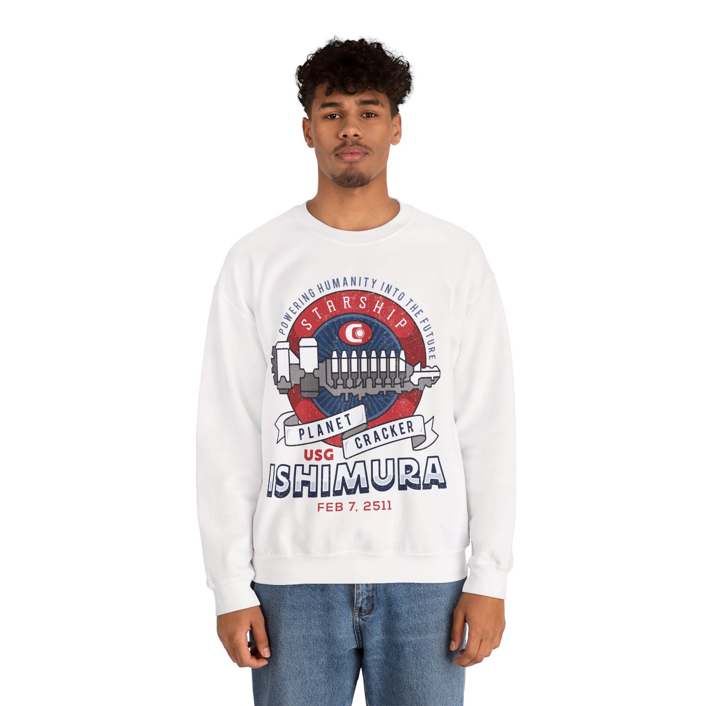 Ishimura Vintage Emblem Unisex Crewneck Sweatshirt