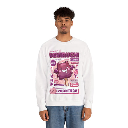 Deviruchi Ice Cream Unisex Crewneck Sweatshirt