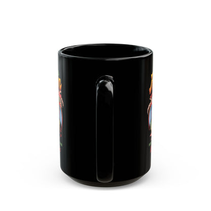 Yian Kut Ku Ramen Vintage Black Mug