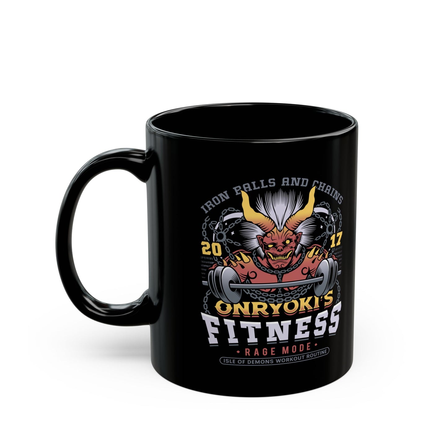 Onryoki Fitness Black Mug