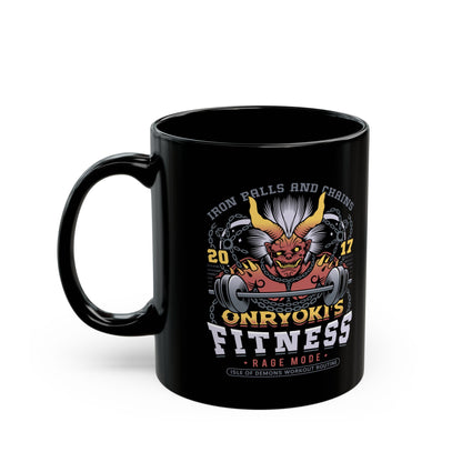 Onryoki Fitness Black Mug