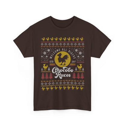 Chocobo Races Ugly Sweater Unisex T-Shirt