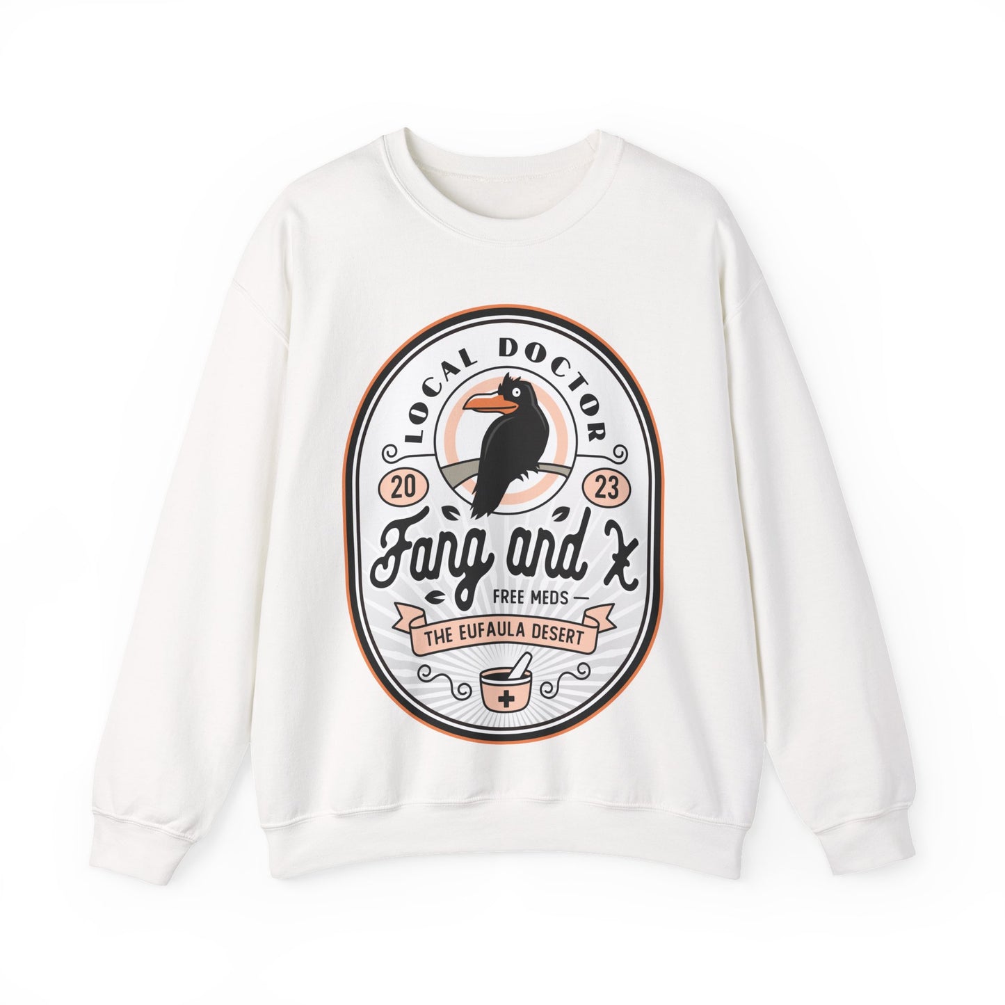 Fang and X Clinic Crest Crewneck Sweatshirt