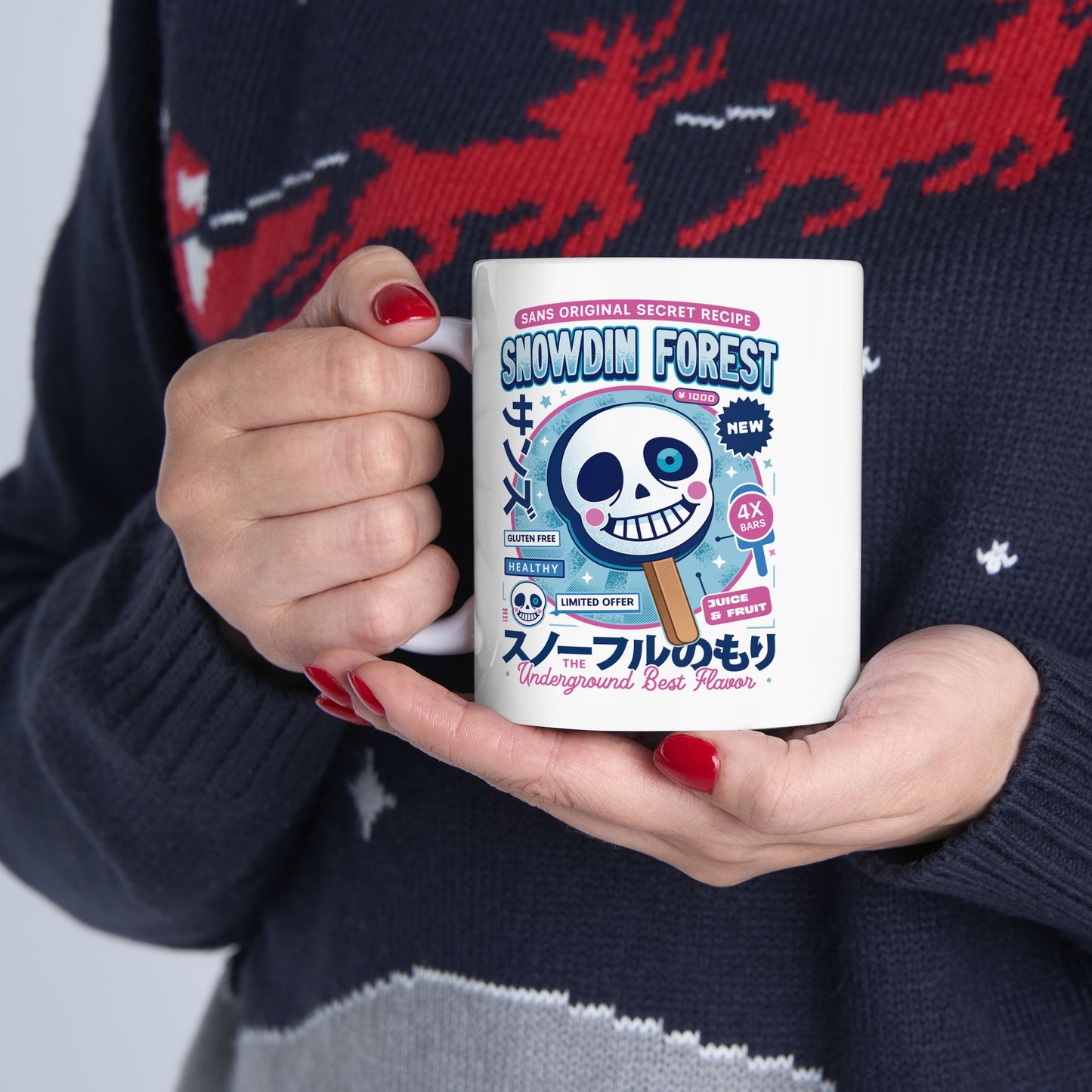 Snowdin Forest Ice Cream Ceramic Mug