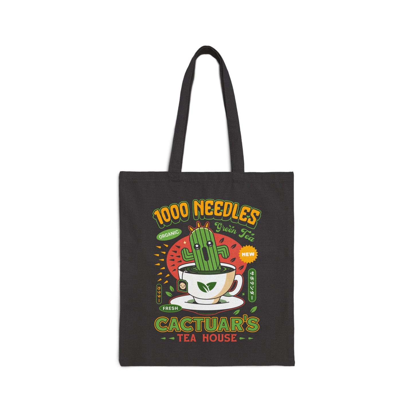 Cactuar Green Tea Emblem Tote Bag