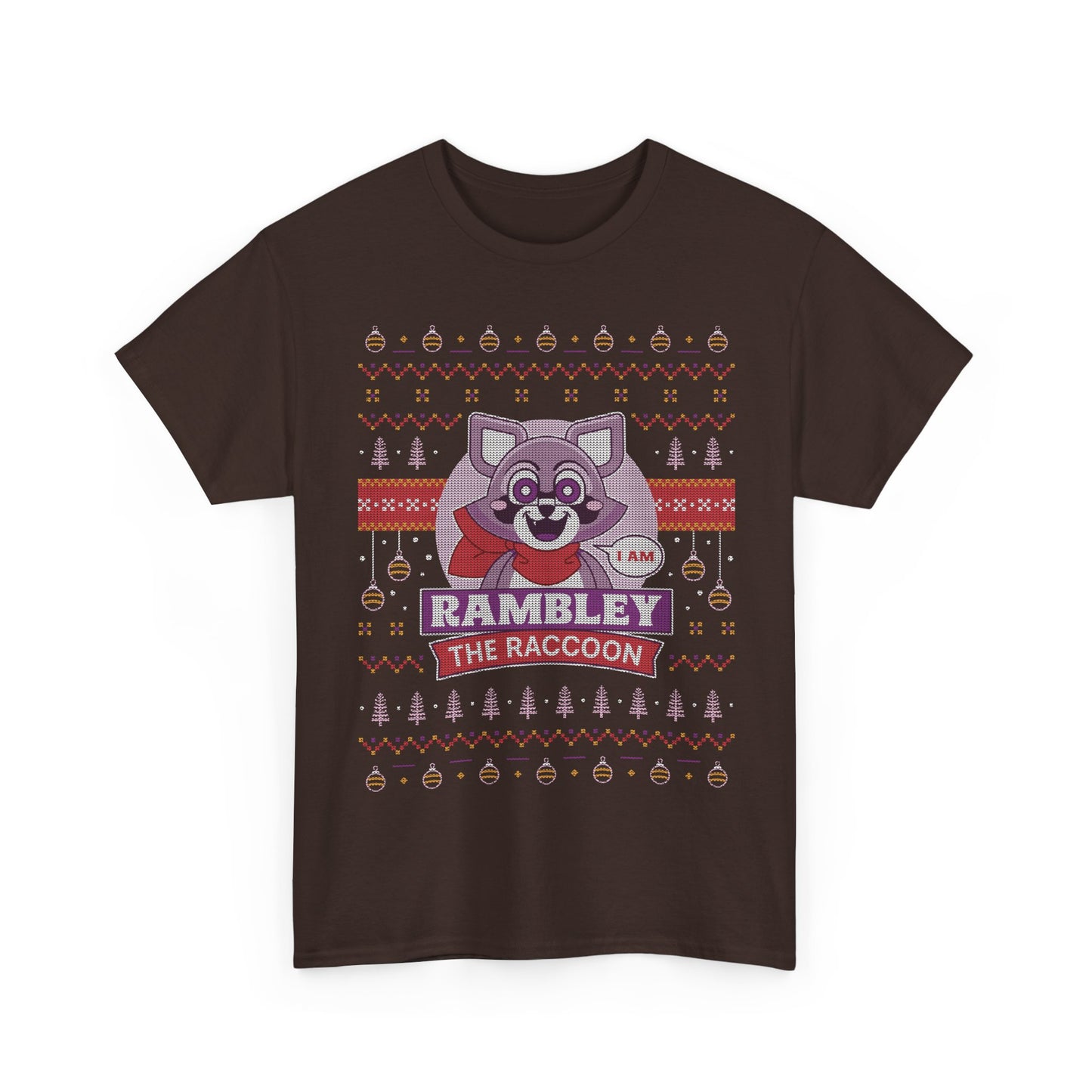 Rambley Raccoon Ugly Sweater Unisex T-Shirt