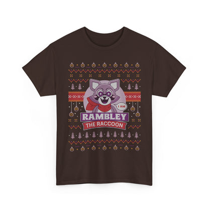 Rambley Raccoon Ugly Sweater Unisex T-Shirt