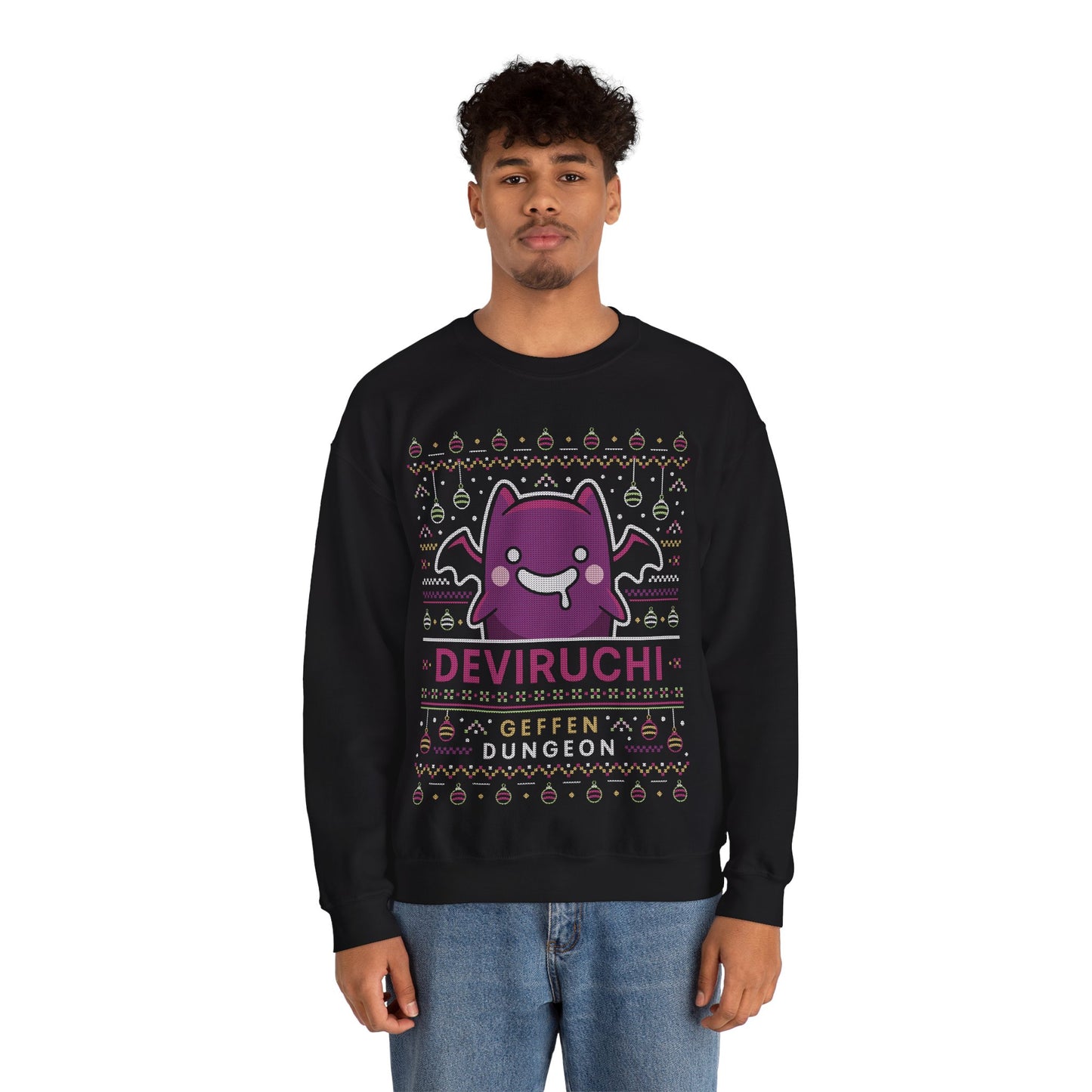 Deviruchi Ugly Sweater Crewneck Sweatshirt