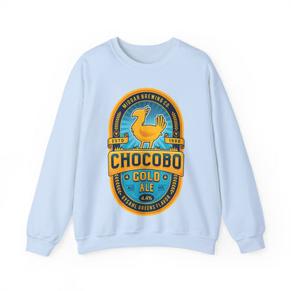 Chocobo Gold Beer Emblem Unisex Crewneck Sweatshirt