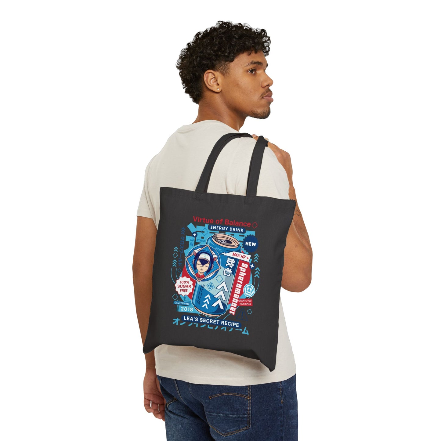 True Spheromancer Energy Drink Canvas Tote Bag